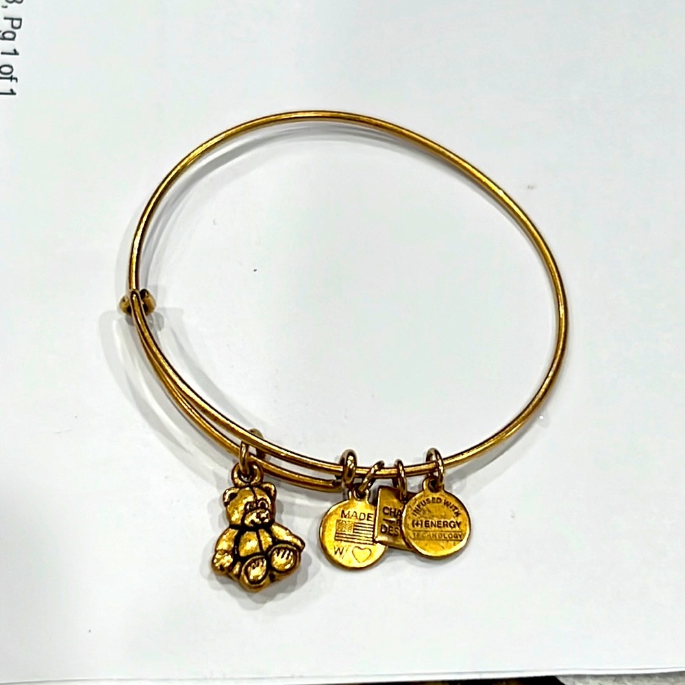 Alex and Ani mama bear bracelet